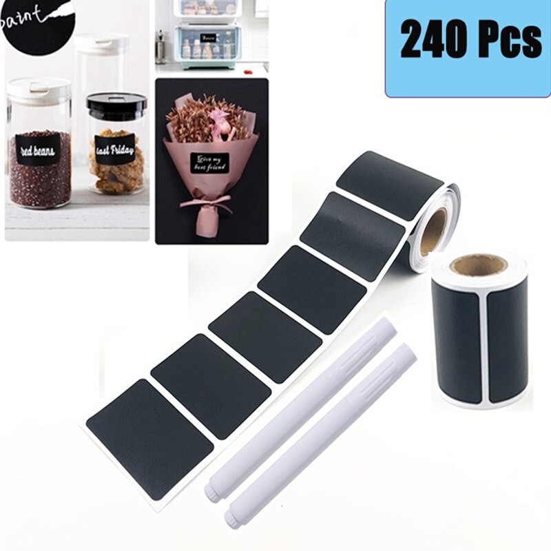 41 Teile/los Tafel Aufkleber Etiketten DIY Weiße Flüssigkeit Kreide