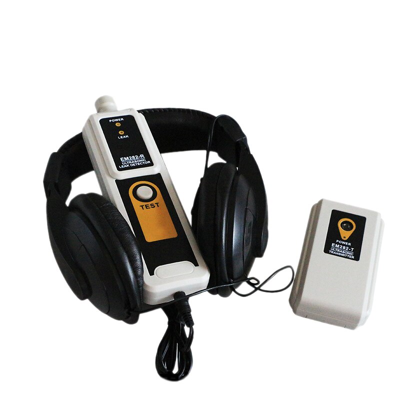 em282 Ad Ultrasuoni Rilevatore di Perdite Trasmettitore aria Acqua Polvere di Perdite di Pressione con la Cuffia Accessorio kit portato di Indicazione per Serbatoio auto: Default Title