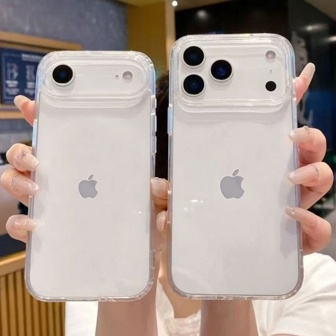HD Transparent Ultra Thin Crystal Phone Case For iPhone 17 Air 16 12 13 14 11 15 Pro Max Plus Soft Cases For iPhone 17 Pro Cover