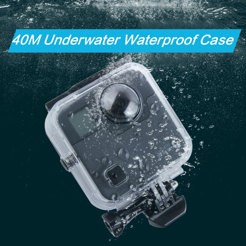 40 M Waterdichte Behuizing Case Achterdeur Voor Gopro Fusion 360 Camera Onderwater Doos Voor Go Pro Fusion Actie Camera accessoires