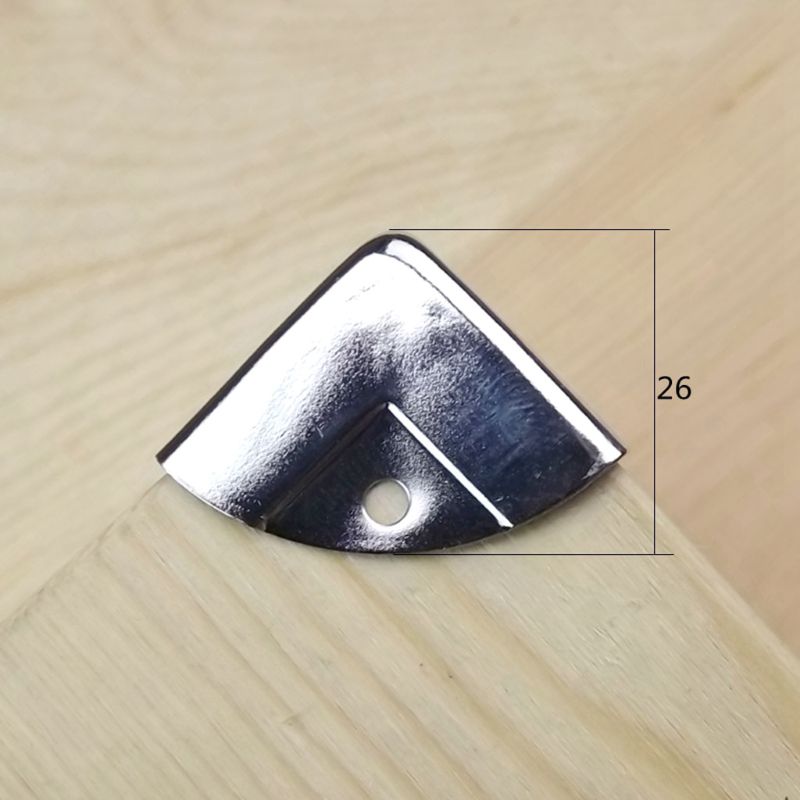 12 Stuks Zilveren Kast Hoek Protector Meubels Case Box Hoek Decoratieve
