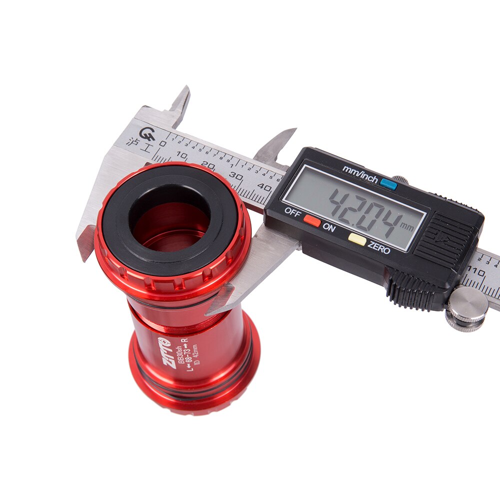 ZTTO prasa rowerowa pasuje robić wspornika dolnego oś BB30 24 adapter łożyska ceramiczne robić roweru szosowego MTB 24mm mechanizm korbowy