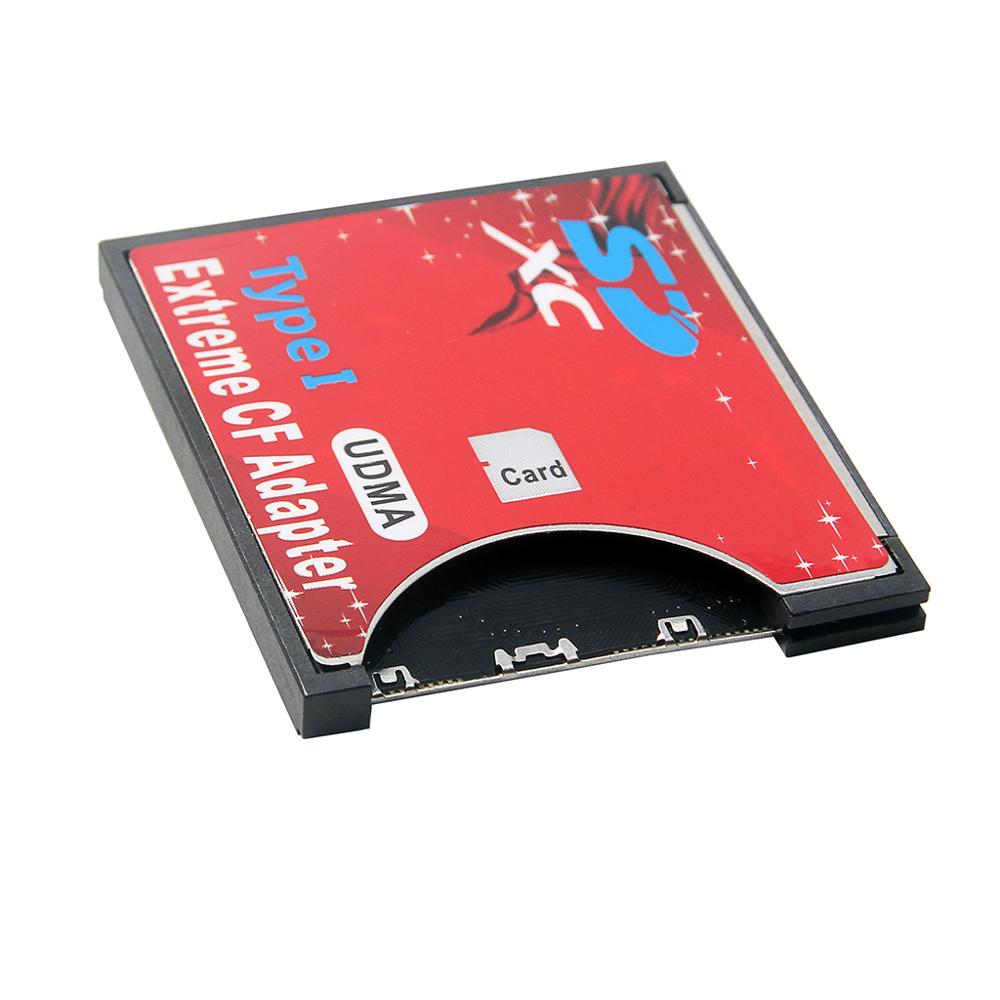 100% Single Slot Extreme Voor Micro Sd/Sdxc Tf Naar Compact Flash Cf Type I Geheugenkaart reader Writer Adapter