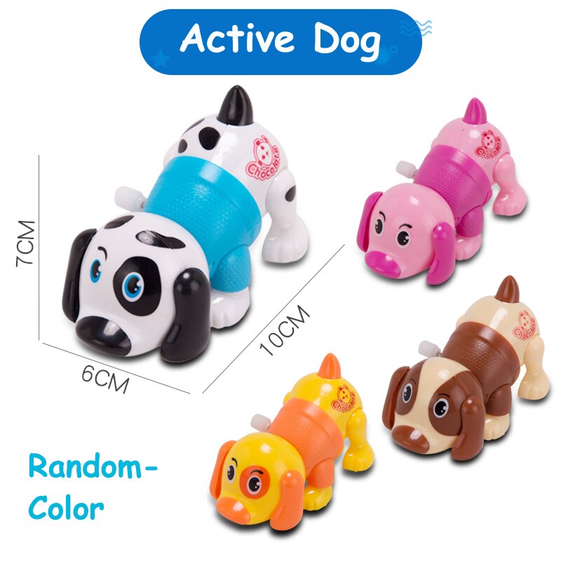 Amusing baby classic cute cartoon animal wind-up toy clockwork children's walking puppies honeybee children's educational toy