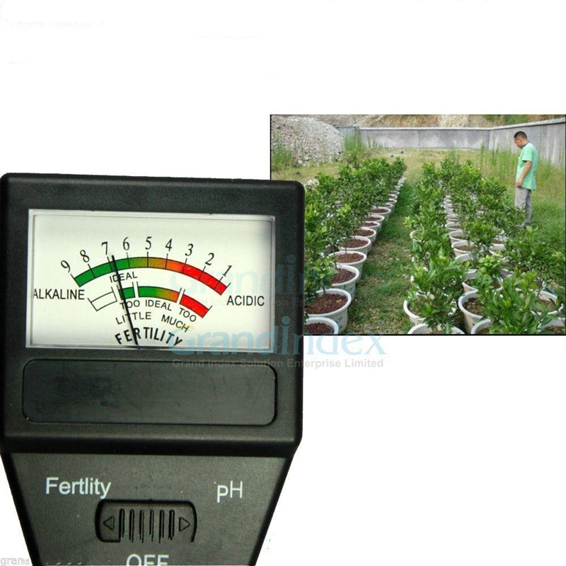 2 In 1 bodem vruchtbare analyzer/PH waarde bodem instrument tuingereedschap bodem instrument pH meter analyze apparatuur