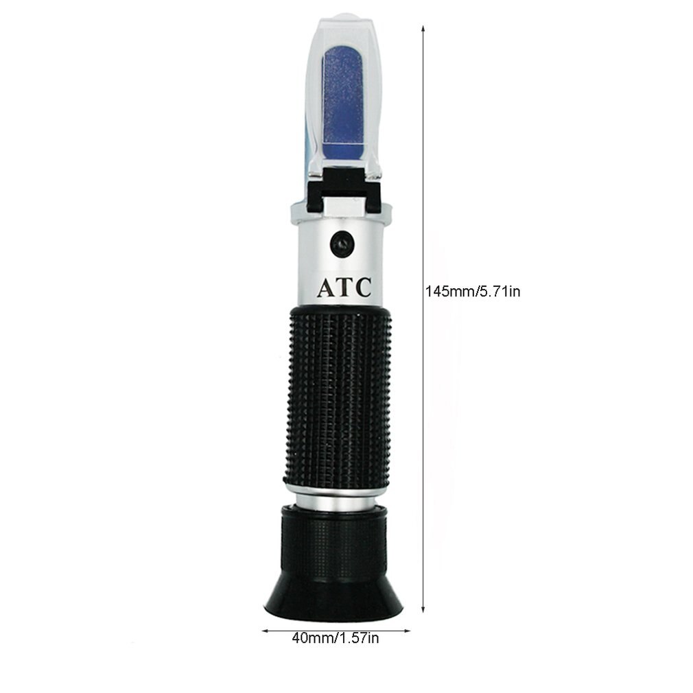 Portable Size 58-90% Water Honey Refractometer with Calibration Refractometer Honey Moisture Meter Tools