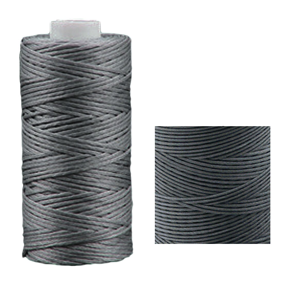 50 m/Roll Handgemaakte Platte Gewaxte Sew Wax Lijn Draad Koord Naaien Craft Tool Hand Stiksels voor DIY Leer: 16