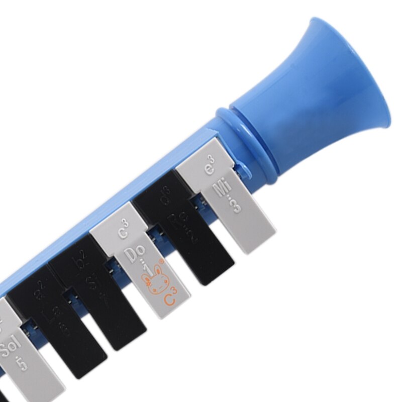 Blaue 13- tasten-melodica-mundorgel, tragbares blasinstrument