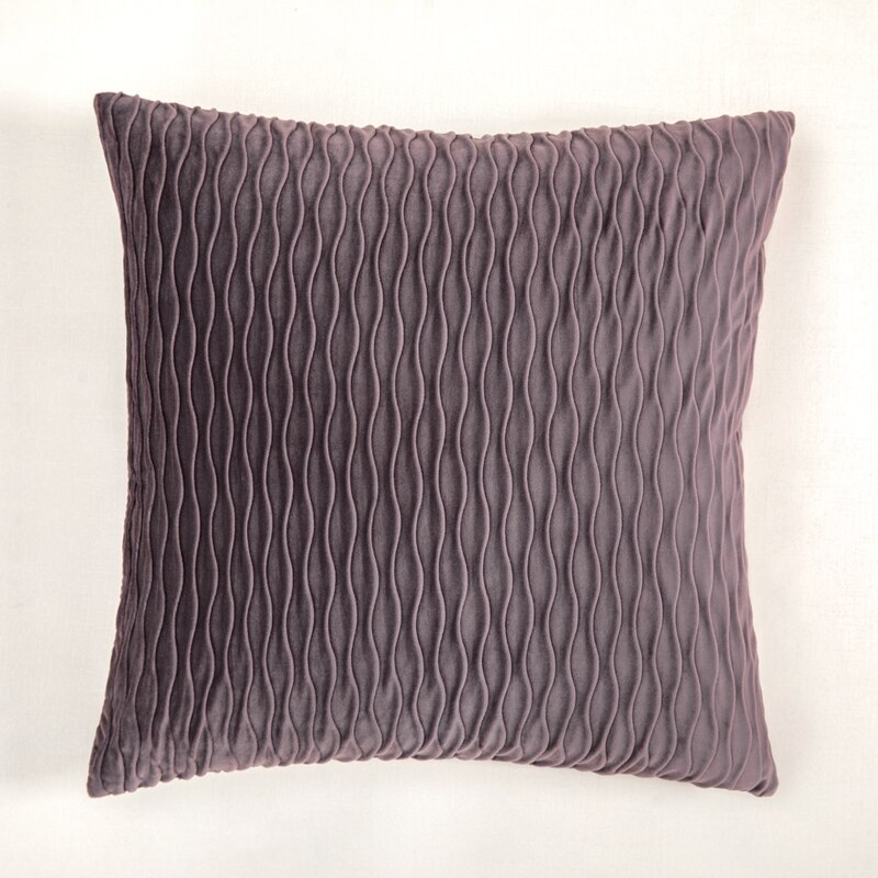 Moderne nordique taie d'oreiller rétro vague décoration taie d'oreiller luxe housse de coussin classique décoratif oreillers pour salon: gray purple / 50x50cm