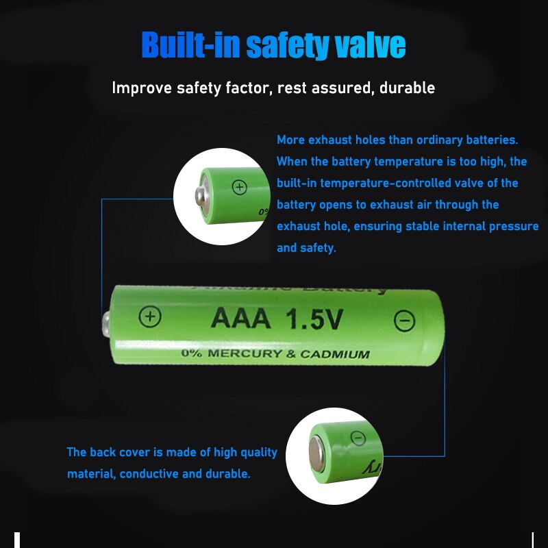 AA + AAA rechargeable AA 1.5V 3000mAh/1.5V AAA 2100mah Alkaline battery flashlight toys watch MP3 player replace Ni-Mh battery