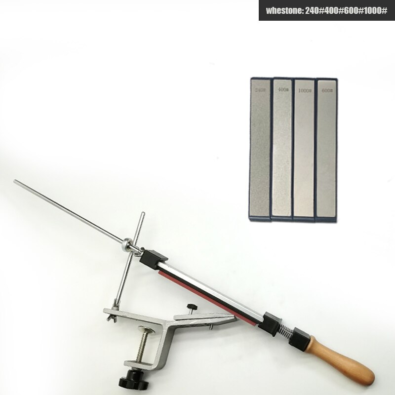 Fixed Knife Sharpener Sharpening stone Kitchen Sharpening system Angle Honing Diamond Grinder 120-10000# Whetstone: 4jin