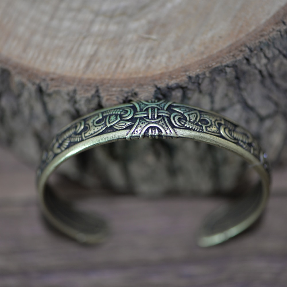 Langhong 1 st vikingarmband och armband med drakar för män och kvinnor talisman smycken