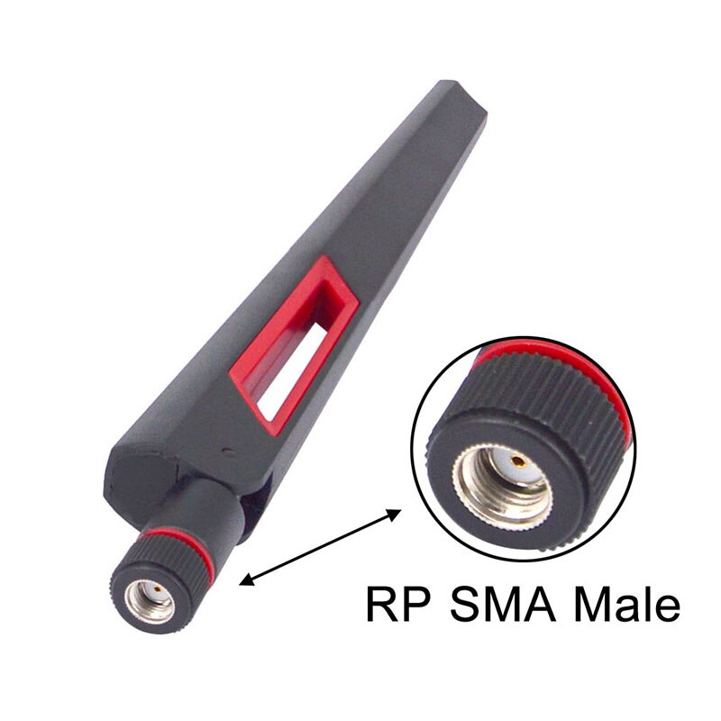Dual Band WIFI Antenna 2.4GHz 5GHz 5.8Ghz Gain 10dbi Antenna SMA/RP SMA Connector WLAN Router Antenne Booster: RP SMA