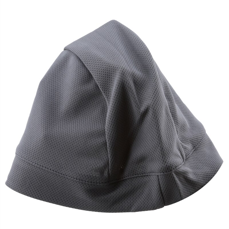 Cykling snabbtorkande andningsbart huvudskydd ridmössa vakt hatt ridning vandring utomhussport cykeltillbehör: Mörkgrå