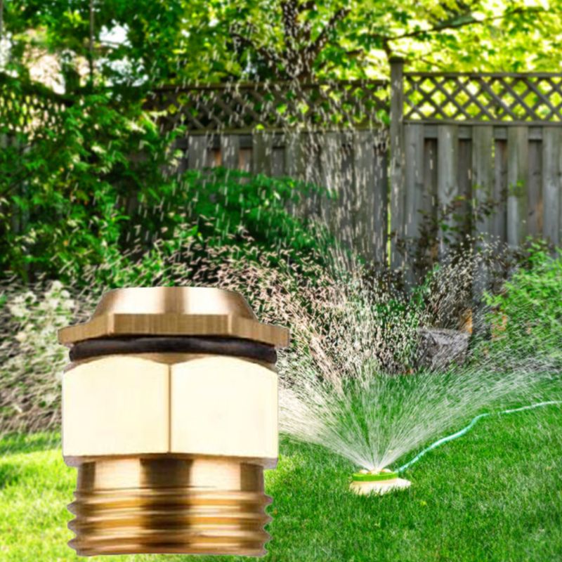 180 Degree Rotary 1/2\" Garden Lawn Sprinkler Head Irrigation Sprayer Nozzle Tool