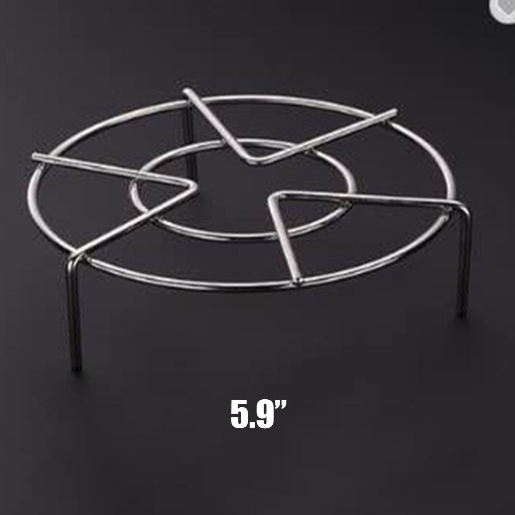 Cookware Shelf Insert Silver Stainless Steel Stand Steaming Stock