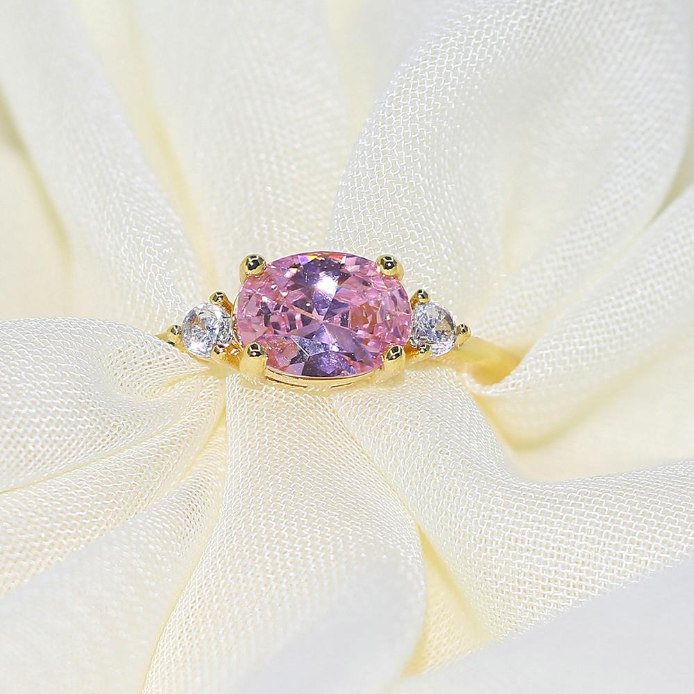 Bruiloft Engagement Ringen Voor Vrouwen Sieraden Voor Vrouwelijke Goud Kleur Ring Met Steen Vrouwen Ring Dating Sieraden R883: 6 / Black