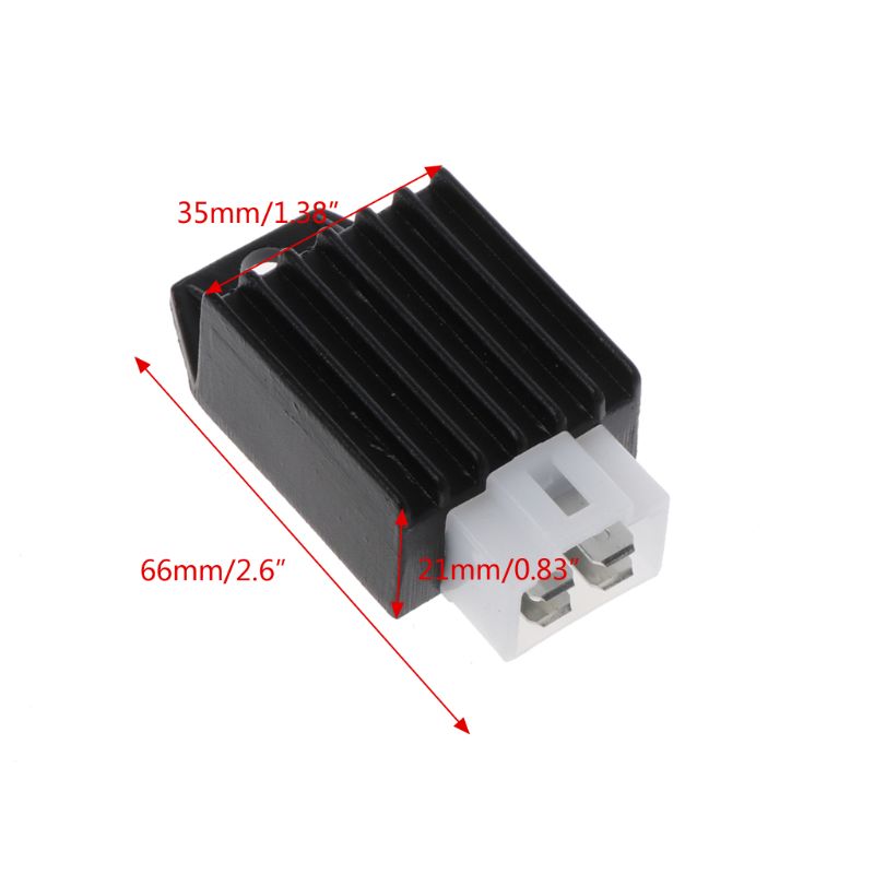 12 V 4Pin Motorfiets Spanningsregelaar Half-Wave Rectificatie Voor Buggie GY6 50cc 125cc 150cc Bromfiets Scooter