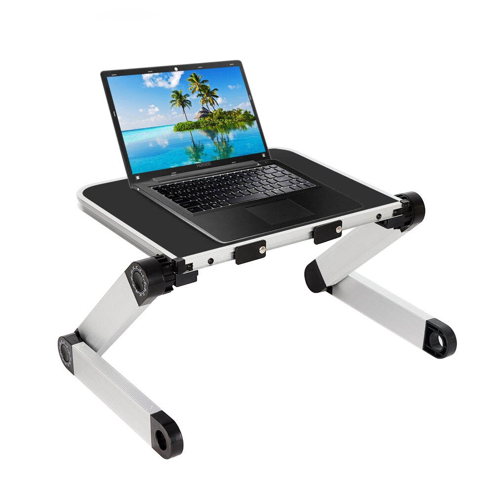 Adjustable Ergonomic Laptop Stand Laptop Desk for Bed Living Room Book Stand-360 Degree Adjustable Computer Table