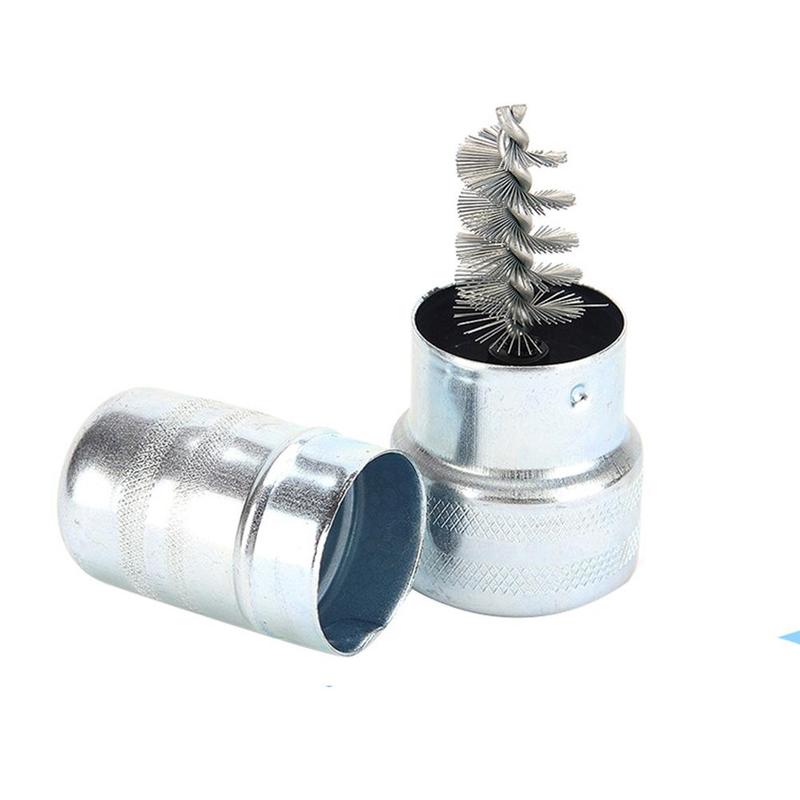 Carwash Reiniging Batterij Draadborstel Auto Detaillering Borstel Auto Batterij Post Terminal Cleaner Vuil Corrosie Borstel Hand Schoon Gereedschap: Default Title