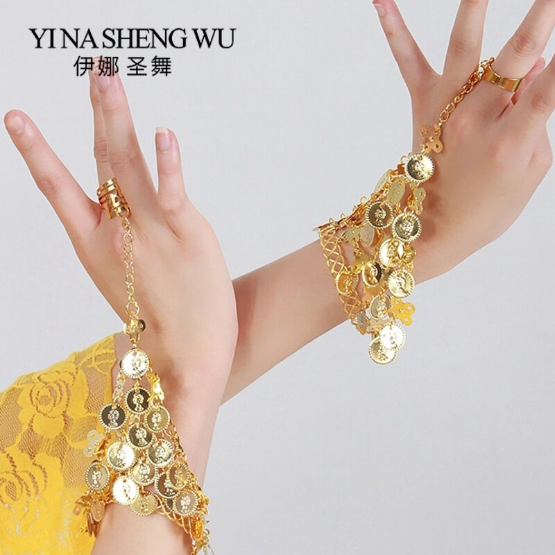 Desgaste de la danza joyas estilo Bollywood para brazaletes para bailar 1 par de la joyería accesorios de joyería hindú