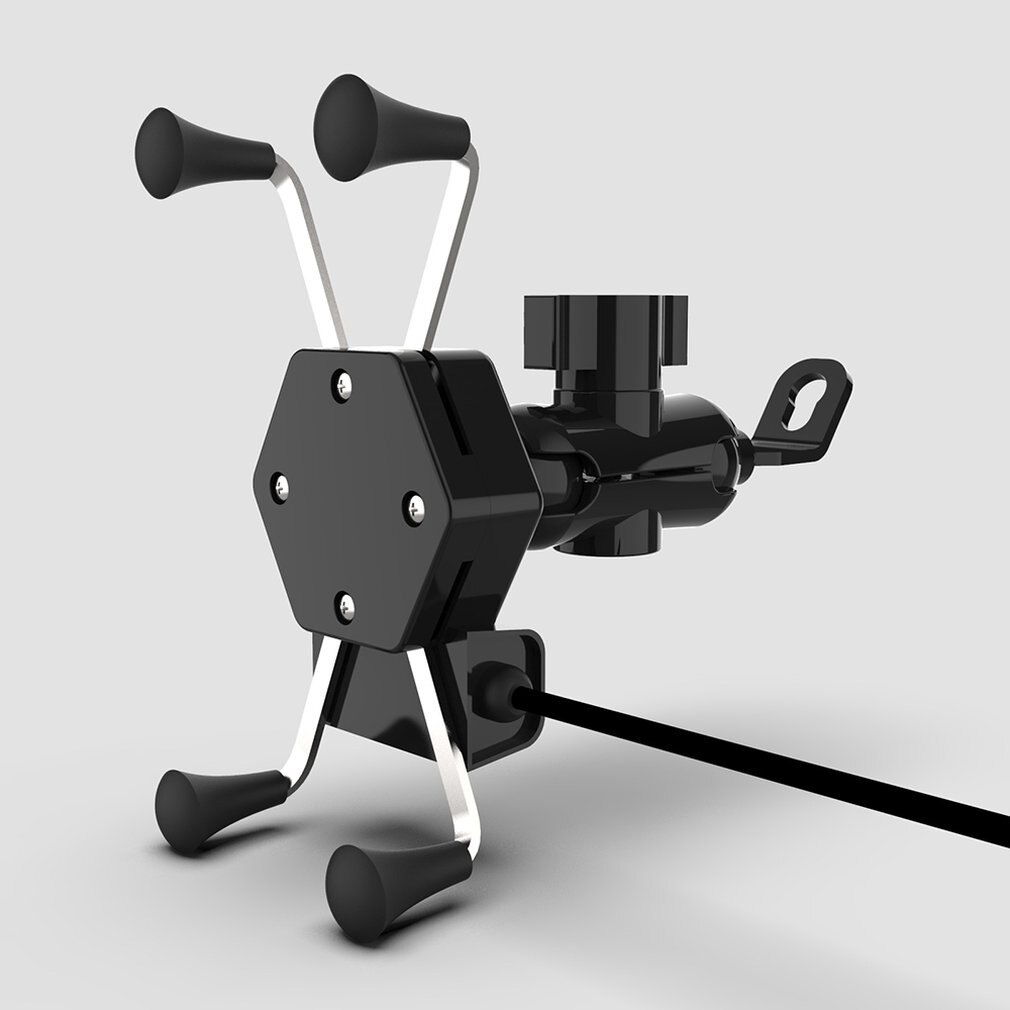 IMESTOU Wasserdichte IP67 Motorrad Telefonhalterung Kabellos USB