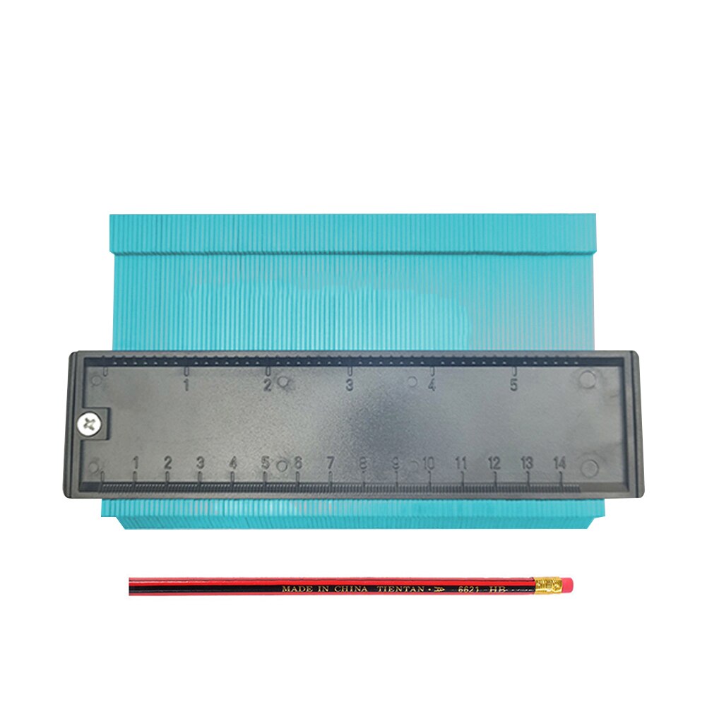 Plastic Contour Gauge Template Tiling Skirting Laminate Profile Woodwork Ruler Measurement Height Limit Gauge Tools