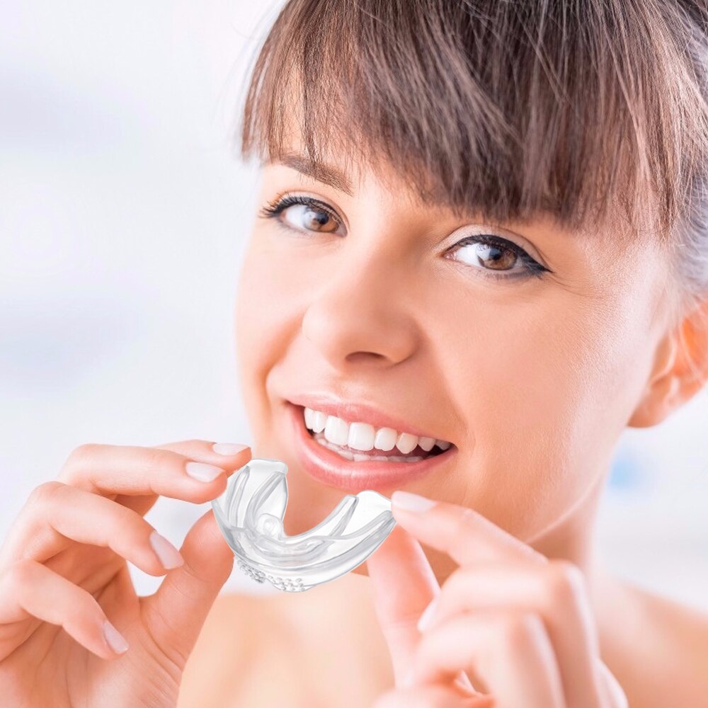 Tandapparat tand ortodontisk seler træner tandbøjler tænder træner justering seler mundstykke til voksne tandregulering