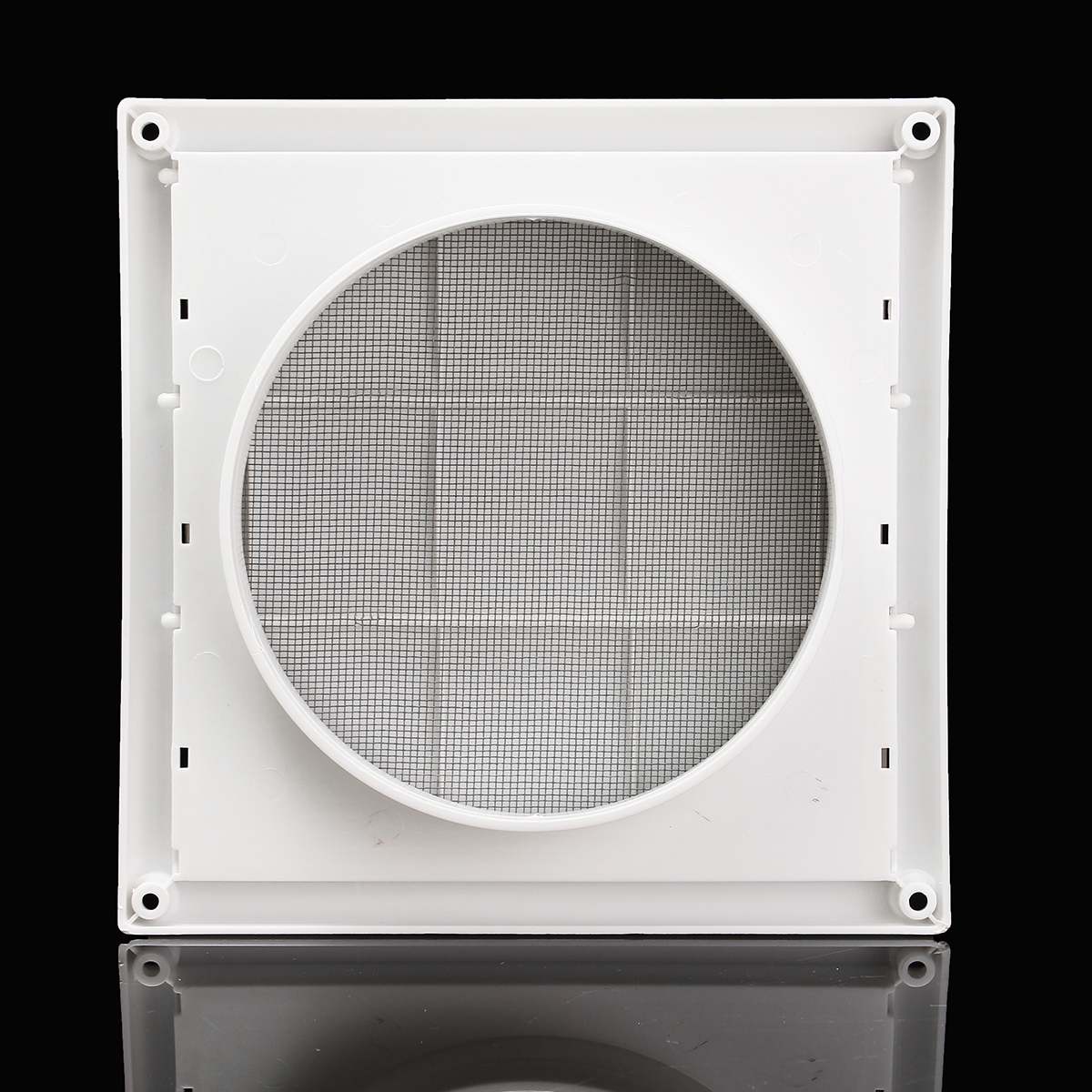 Air Vent 200x200x40mm Grille Ventilation Cover Plastic White Wall Grilles Duct Heating Cooling Vents For Kitchen Bathroom