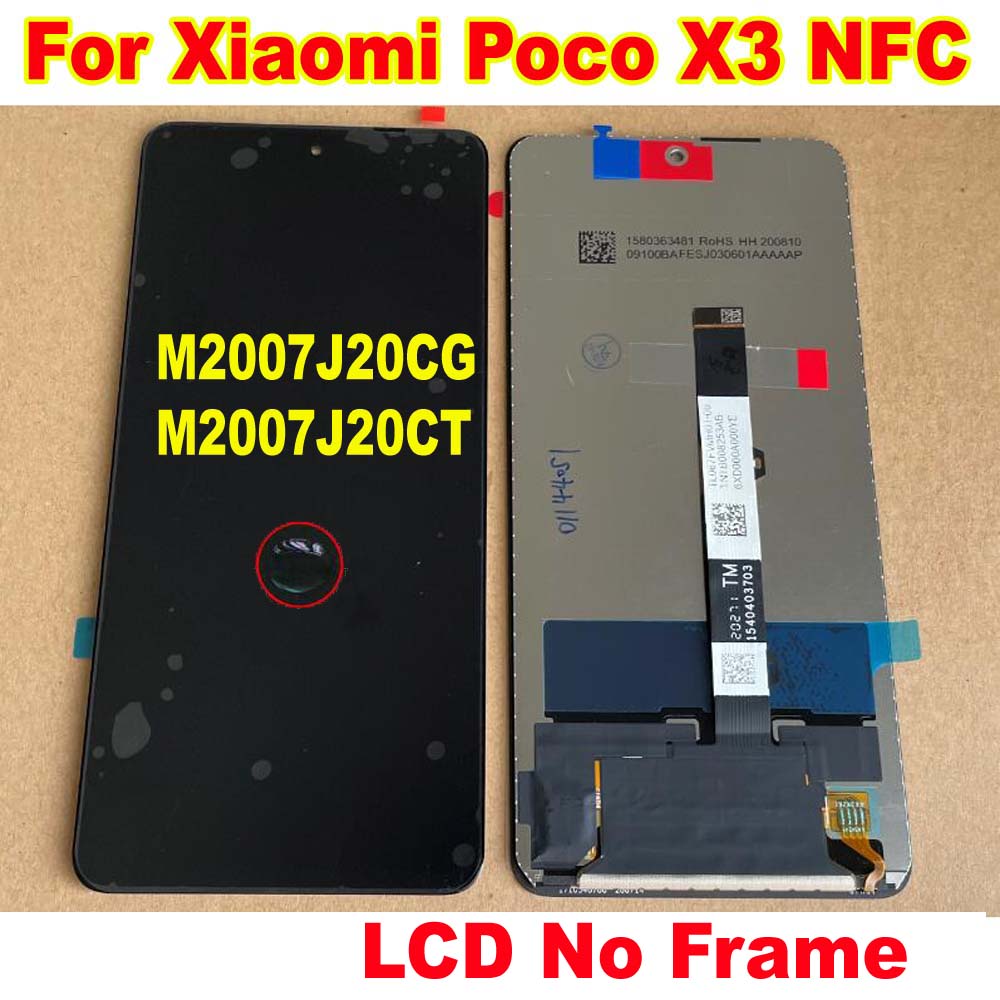 Pantalla LCD Original PocoX3 Pro, montaje de digitalizador con Sensor y marco para Xiaomi Poco X3, NFC