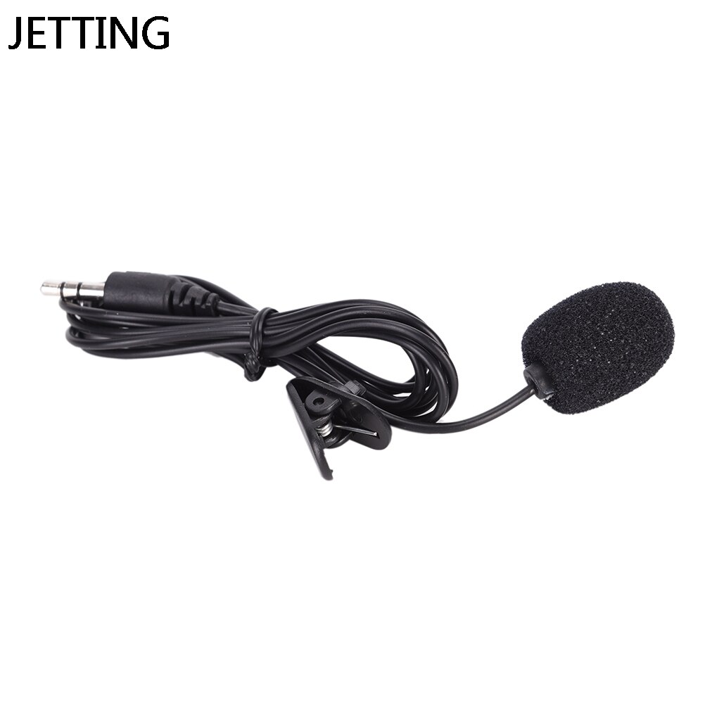 1.5m Long Cable Mini 3.5mm Jack Microphone Lavalier Tie Clip Microphones For Speaking Speech Lectures