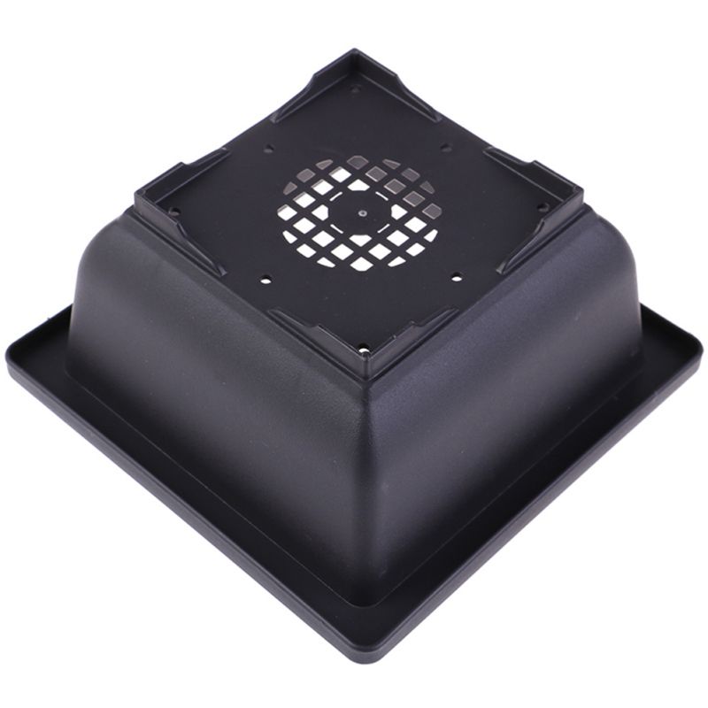 Plastic Retro Flower Pot Square Simple Succulent Planting Pot Rectangular Seedling Pot Flower Pots