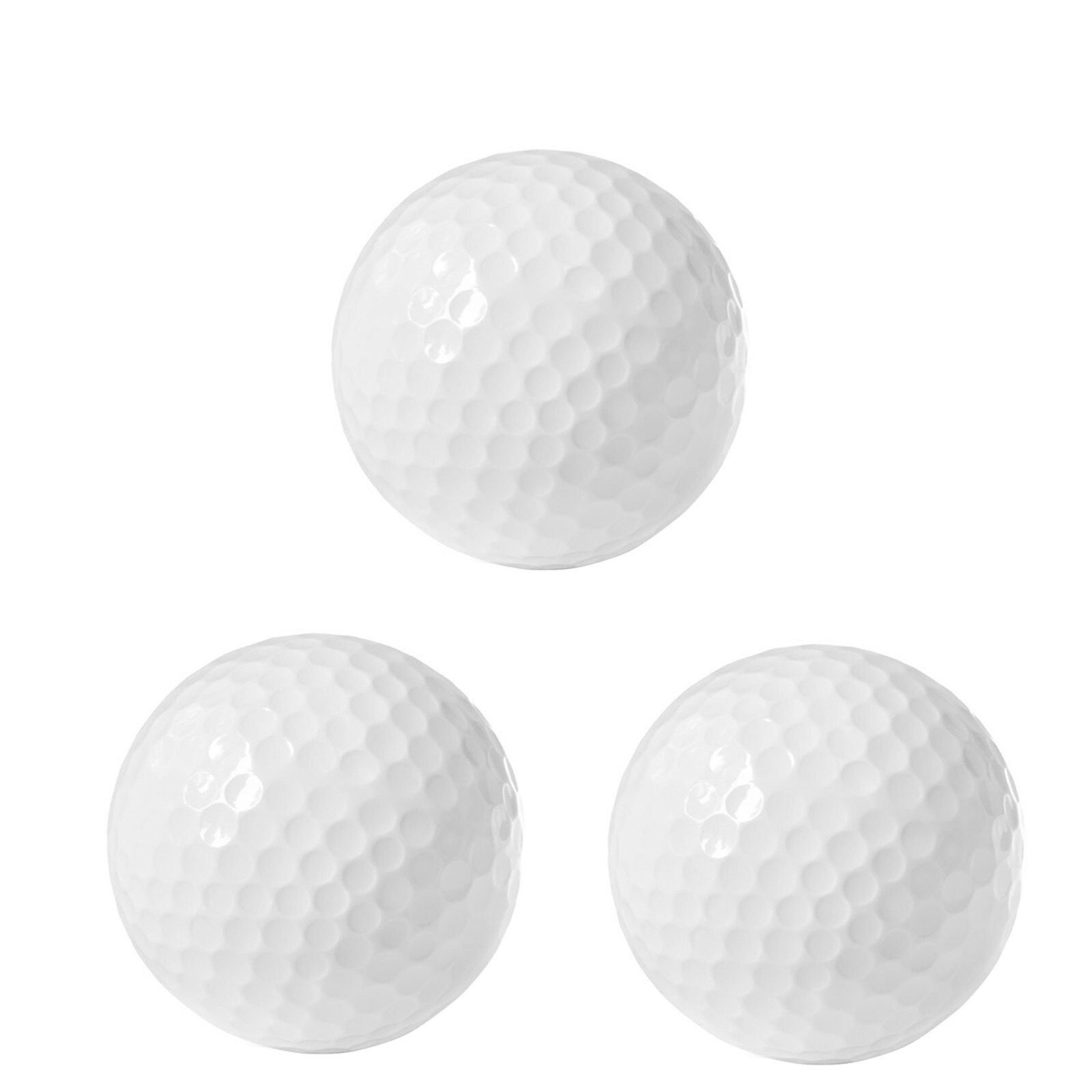 42.6mm Golf Ball Brand Golf Practice Ball Outdoor Sports White Synthetic Rubber Material Golf Ball Training Aids 1/3/5/10pcs: 3pcs