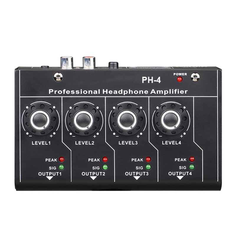 AMPLIFICATEUR DE CASQUE Stéréo 10 Canaux Audio 1in-10 Sortie Préampli