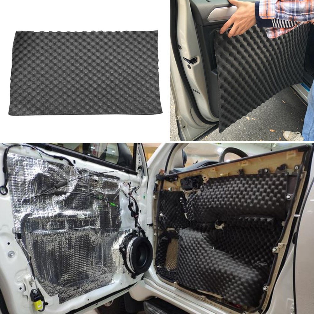 Tapis Antidérapant Collant Voiture Aggsound Tapis Insonorisant Voiture 80 Mil - Butyle Anti-Bruit Et Anti-Vibrations - 6 Feuilles - 6 M² Isolation Vibration Auto