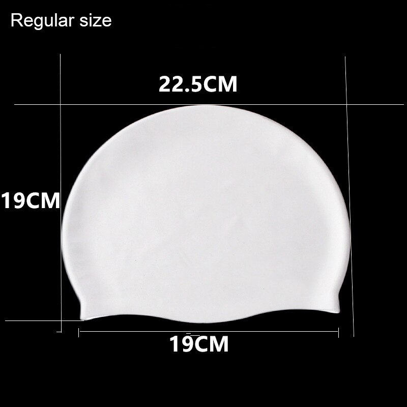 Kot kreskówkowy czepek dla psa osobowość basen kąpielowy czapki wodoodporny silikonowy kapelusz chroń uszy włosy dla mężczyzn kobiety chłopcy dziewczęta biały