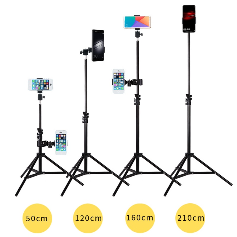 Supporto per luce di riempimento per telefono per trucco Video Live Studio Selfie treppiede Fill Light supporto mobile