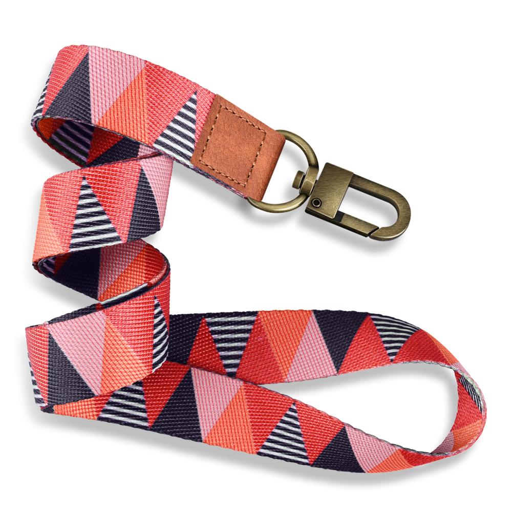 485*20mm nyckelring remmar rep mobiltelefon hals rem lanyard för id-kort nyckelring usb badge hållare diy lariat lanyard hang rop: Rutnät