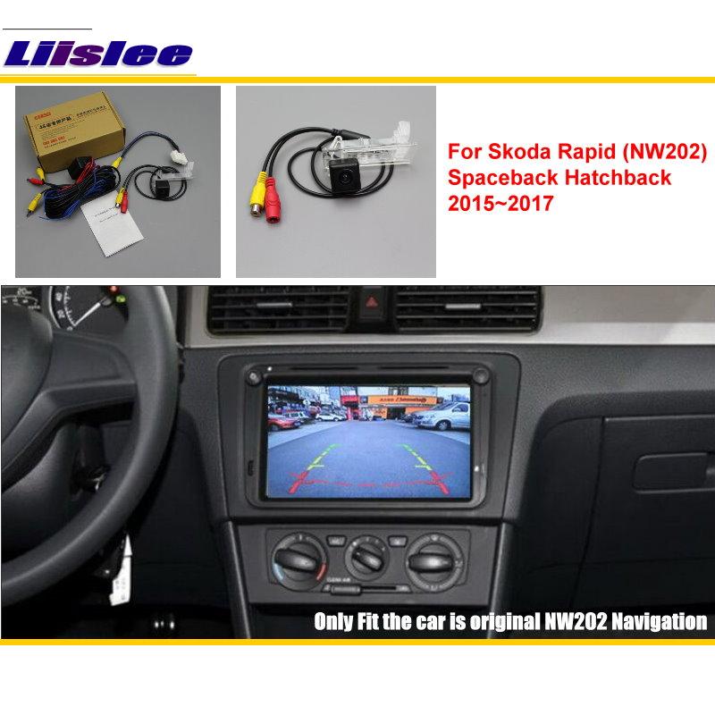 Liislee Voor Skoda Rapid ~ Auto Achteruitrijcamera Back Up Reverse Camera Sets/Rca & Originele Screen compatibel/Parking Camera