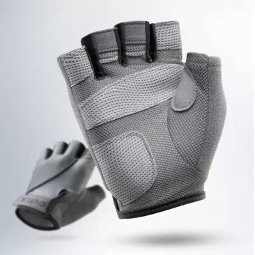 Xiaomi YouPin XQIAO Fitness guantes ligeros gimnasio transpirable seco antideslizante deportes ejercicio Fitness guantes profesionales: Gray M size
