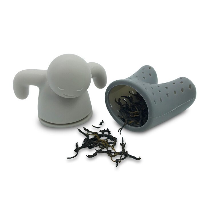 Reusable Silicone Tea Infuser Creative Poop Shaped Funny