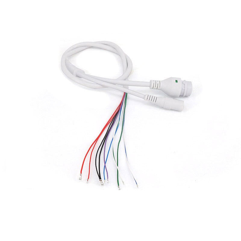 CCTV Network Cable RJ45 + DC Female Power 5.5x2.1mm For IP Camera PCB Module cable 70cm