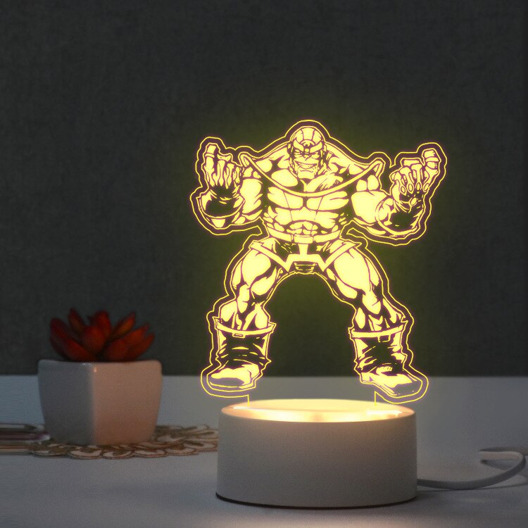 Anime and game-style night light decoration table lamp: Thanos