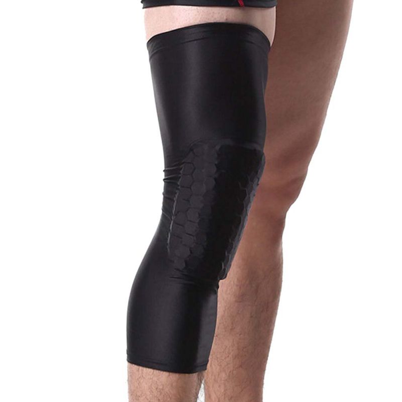 1 pc Volwassen/Kind Sport Kneepad Basketbal Pad Been Knie Lange Mouwen Protector Gear Crashproof Beenwarmers Kussen