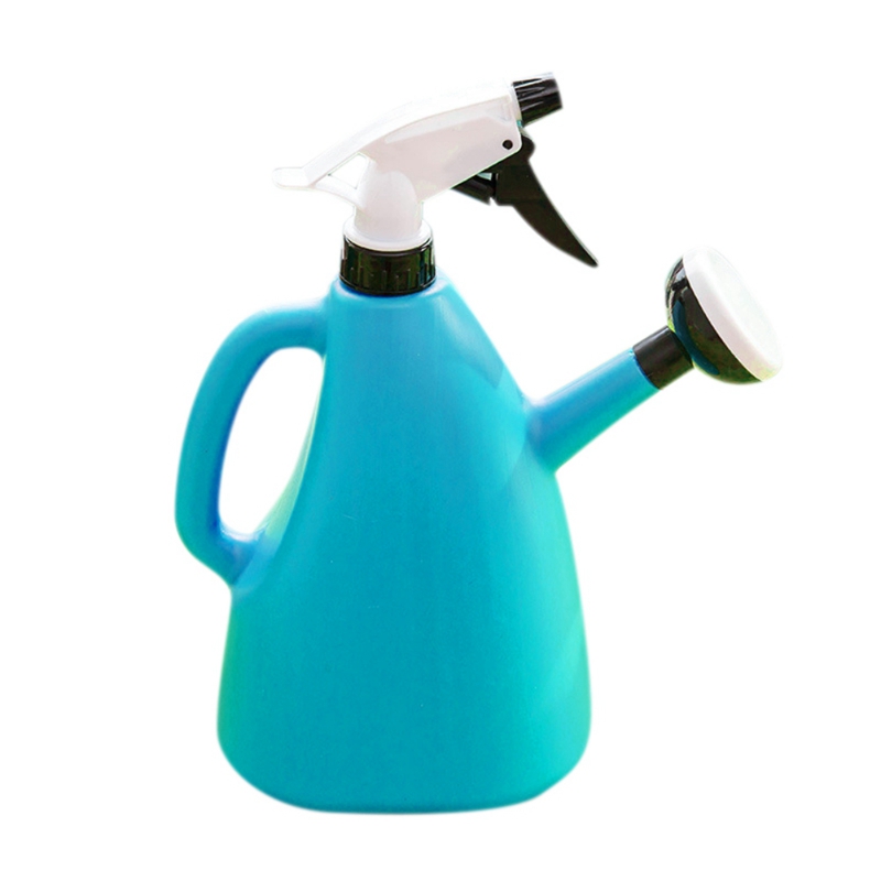 Practical Dual-Purpose Watering Spraying Pot 1L Hand-Pressed Household Gardening Watering Cans Adjustable Garden Supplies