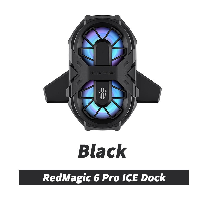 Alkuperäinen redmagic dual core cooler redmagic 6 6s pro pelipuhelin dual core tuuletinjäähdytin red magic 6 pro jäätelakointiasemalle: Redmagic 6 pro -jäähdytin