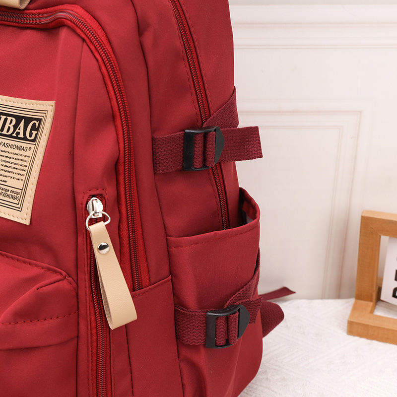 Einfacher Rucksack mit großer Kapazität, lässig, vielseitig, Junior-hoch-Schule-Hochschule-Studenten-Schultasche, Pendler-Reise-Computertasche