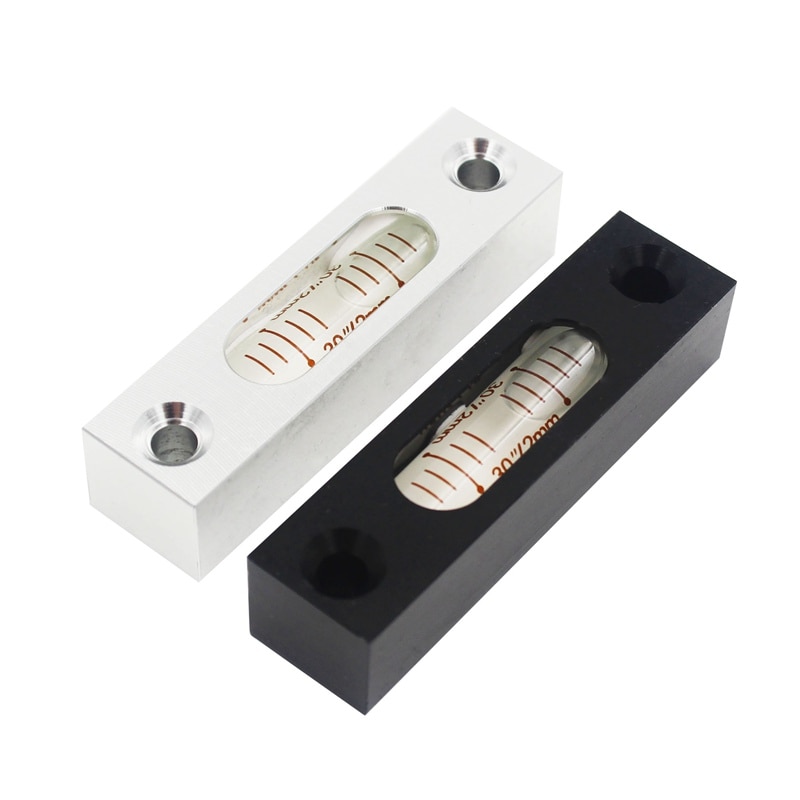 QASE – Instruments de mesure du niveau de bulle, niveau à bande 30 "/2mm, Base d'ampoule en alliage métallique, taille 15*15*58mm, 1 pièces