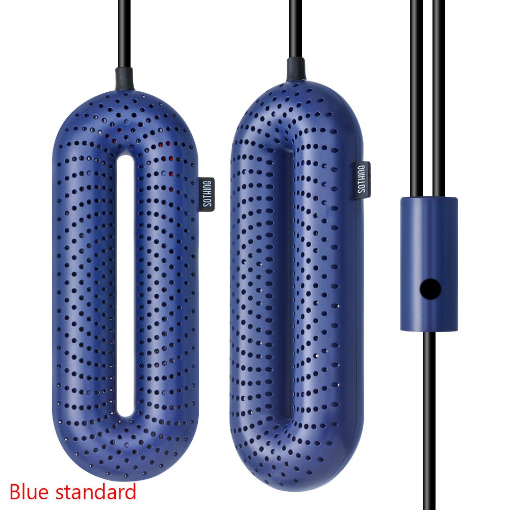 1 ensemble chaussures sèche Portable ménage électrique stérilisation UV température constante séchage désodorisation: Blue standard