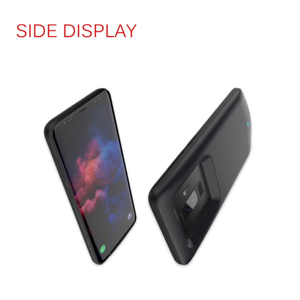 Pour samsung galaxy s9 plus chargeur portatif batterie étui 4700 mAh/5200 mAh pour samsung s9 pour samsung galaxy s9 plus batterie boîte
